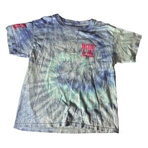 Raquet & Jog Tyler Tx Tie Die T-Shirt Women's S Blue Graphic Printed